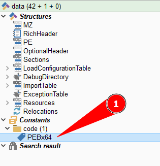 Malcat left data panel