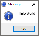 x64dbg msg Hello World